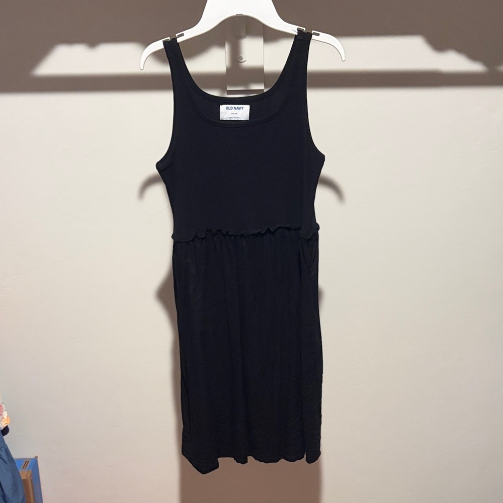 Old Navy Black Sleeveless Tank Dress
